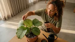 Caeté-redondo: guia de cuidados para manter a Goeppertia orbifolia sempre exuberante