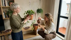 Plantas pendentes para cada tipo de luz: 10 escolhas fáceis (e um pormenor que muitos esquecem)