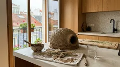 O ninho de barro do hornero parece uma simples bola no ramo — mas há uma engenharia em espiral lá dentro