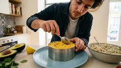 Causa limeña sem forno: o detalhe que deixa o puré firme e as camadas intactas