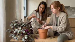 Como cuidar da lambari para manter as riscas prateadas e o roxo vivo